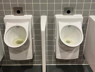 blocked urinals Kensington London