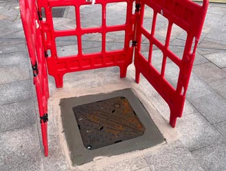 New man-hole cover London